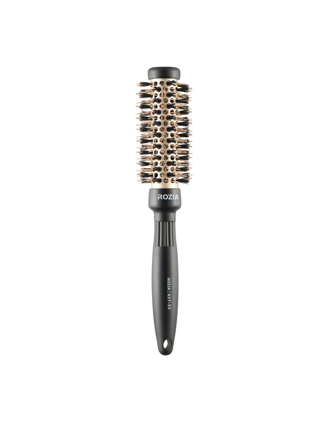 Buy Rozia Unisex Grey & Gold Toned Pro Boar Bristles Ionic Tech & Anti