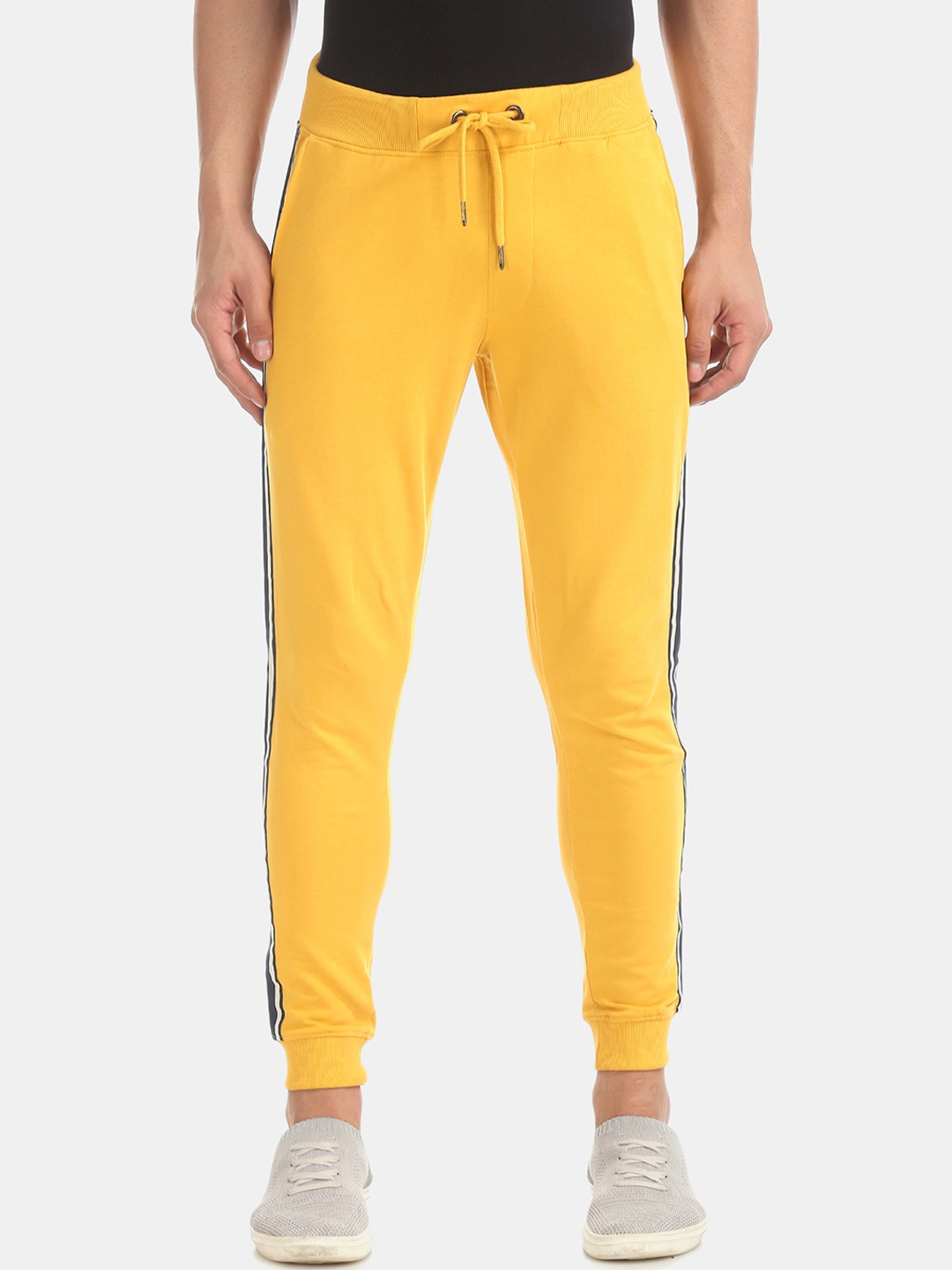 yellow joggers for men