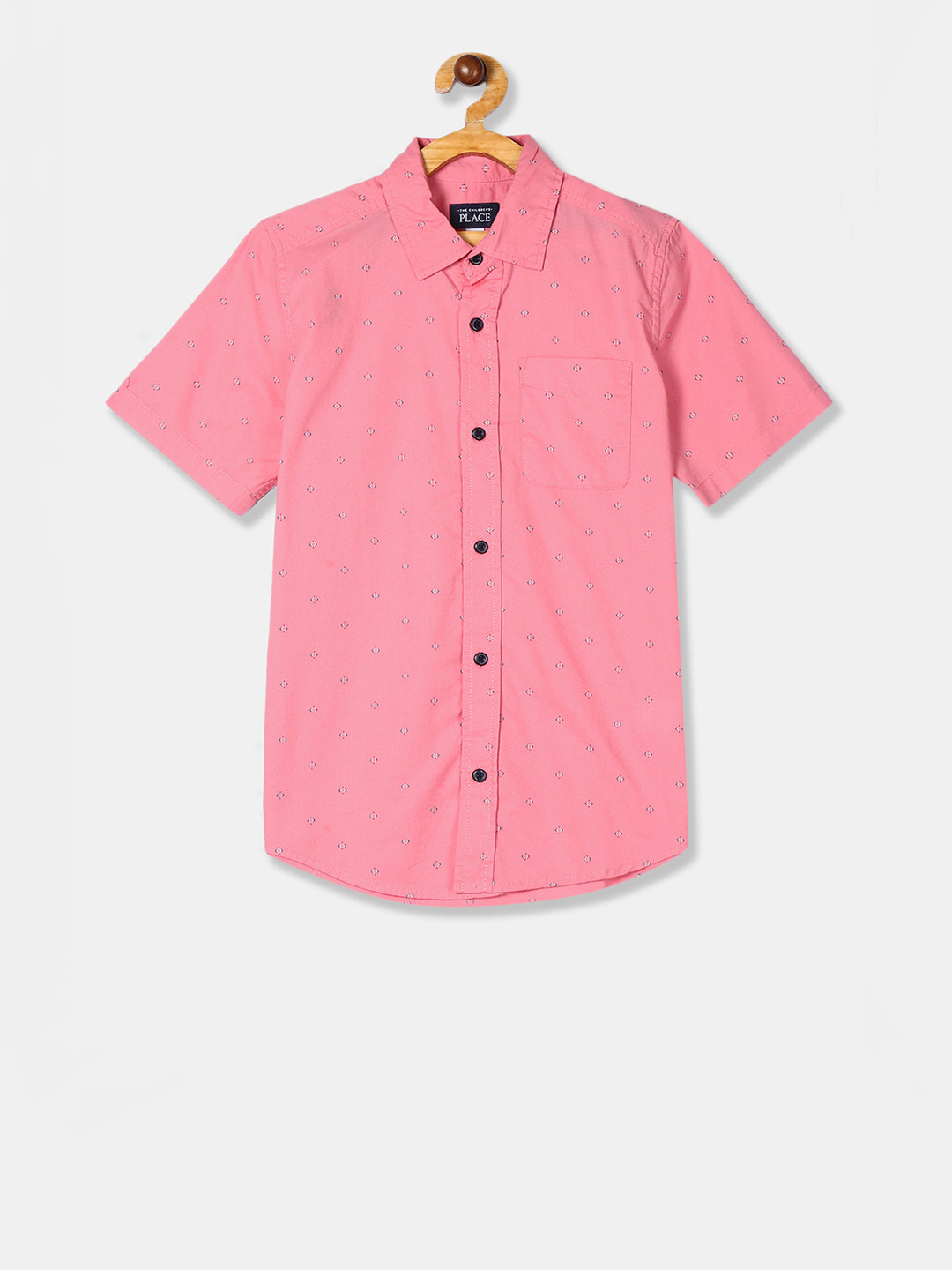 Women Pink Regular Fit Printed Casual Shirt main image 0