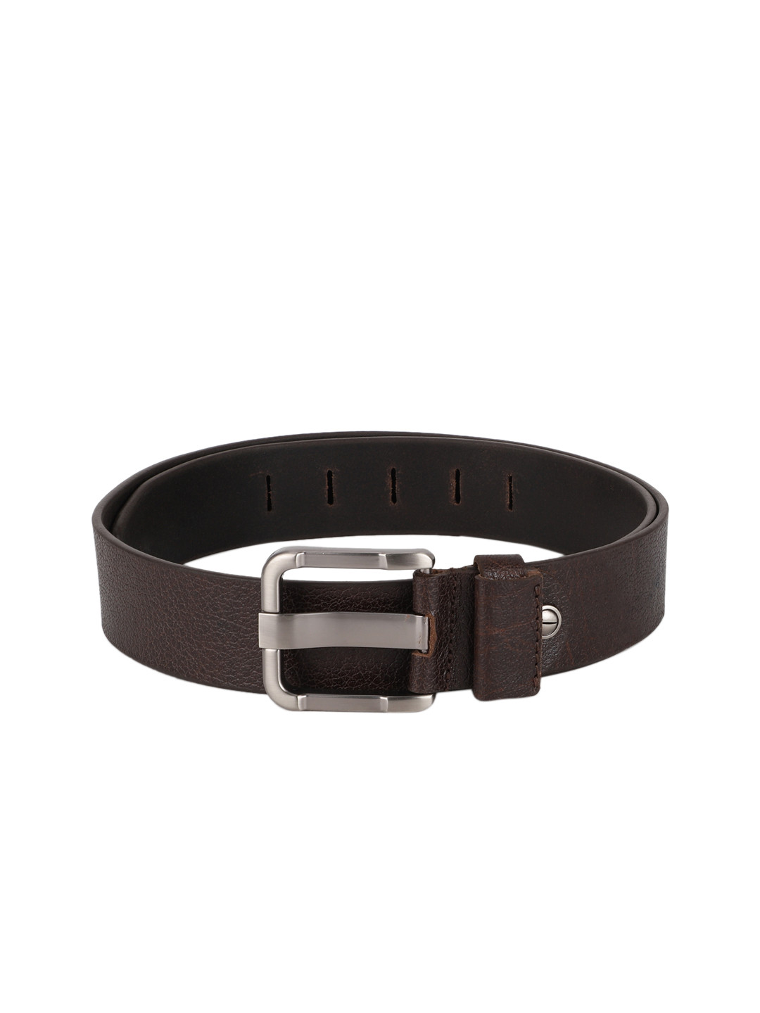 Buy Peter England Men Brown Solid Leather Belt Belts for Men 11023744