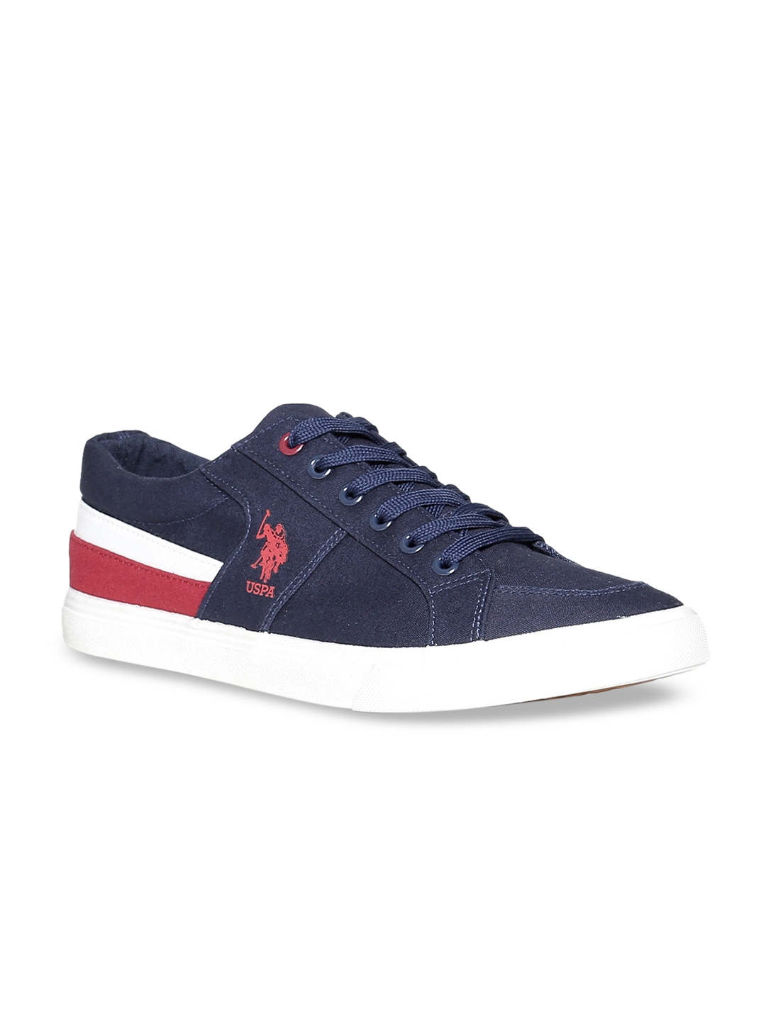 blue and yellow polo sneakers
