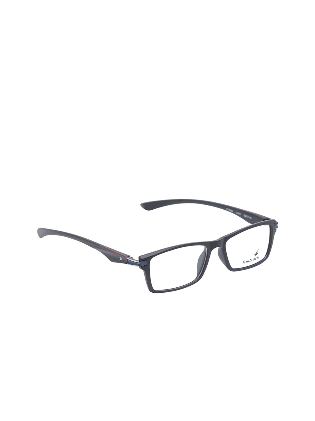 Buy Fastrack Men Black Solid Full Rim Rectangle Frames FT1016A1A1