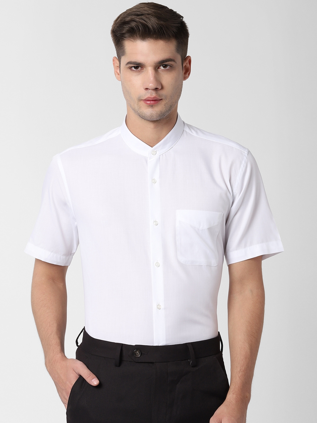 peter england shirts black