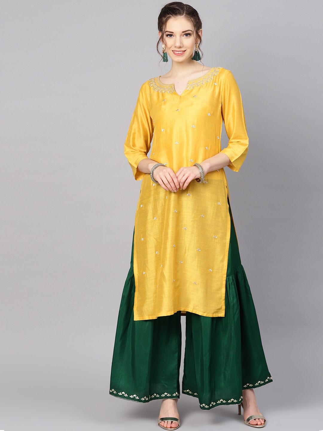sharara set in myntra