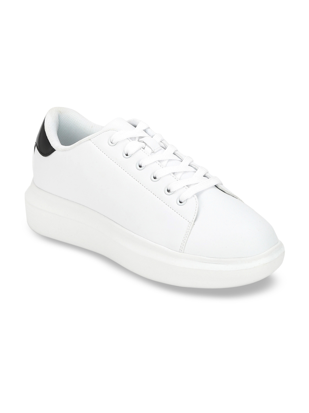 Buy Truffle Collection Men White Sneakers - Casual Shoes for Men ...