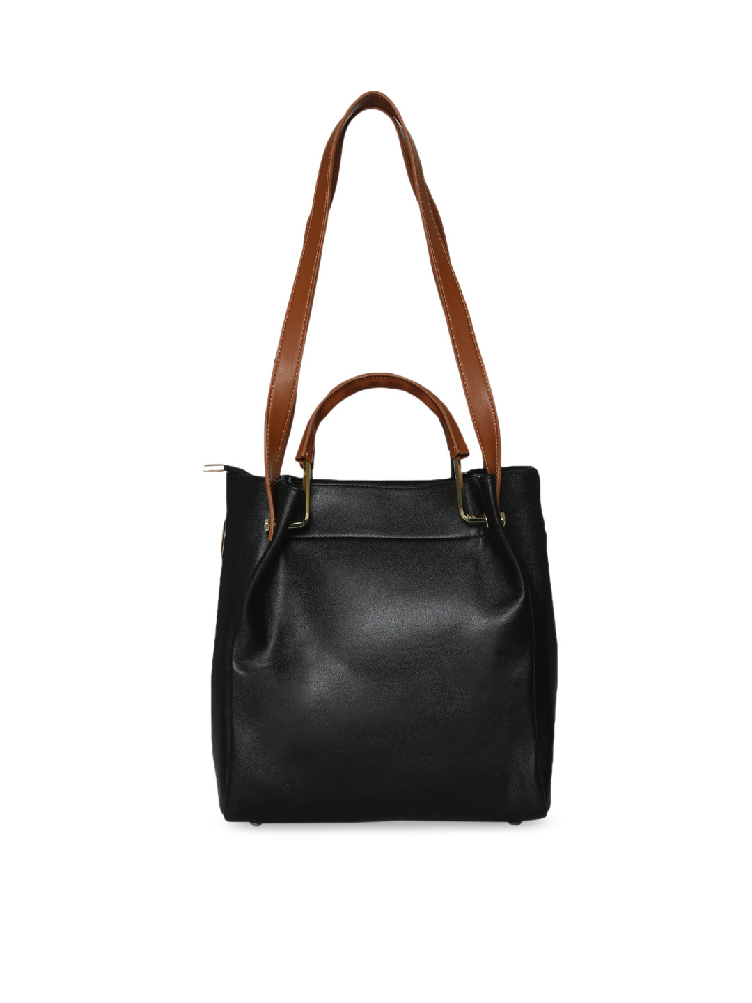 Buy Truffle Collection Black Solid Shoulder Bag Handbags for Women