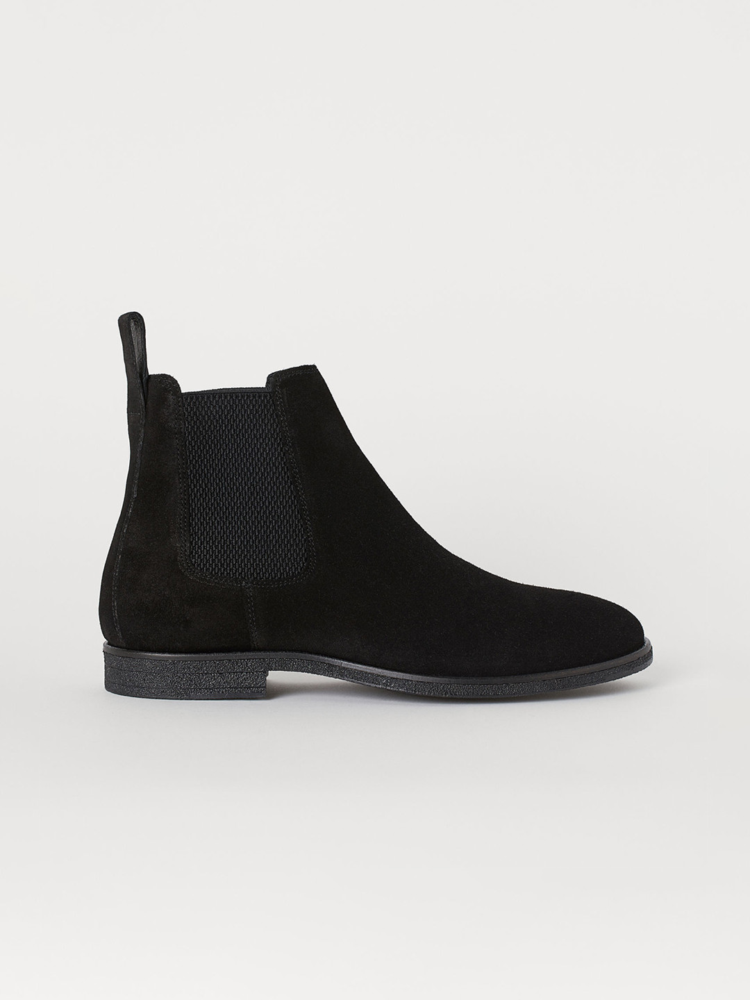 Buy H&M Men Black Suede Chelsea Boots Casual Shoes for Men 11082186