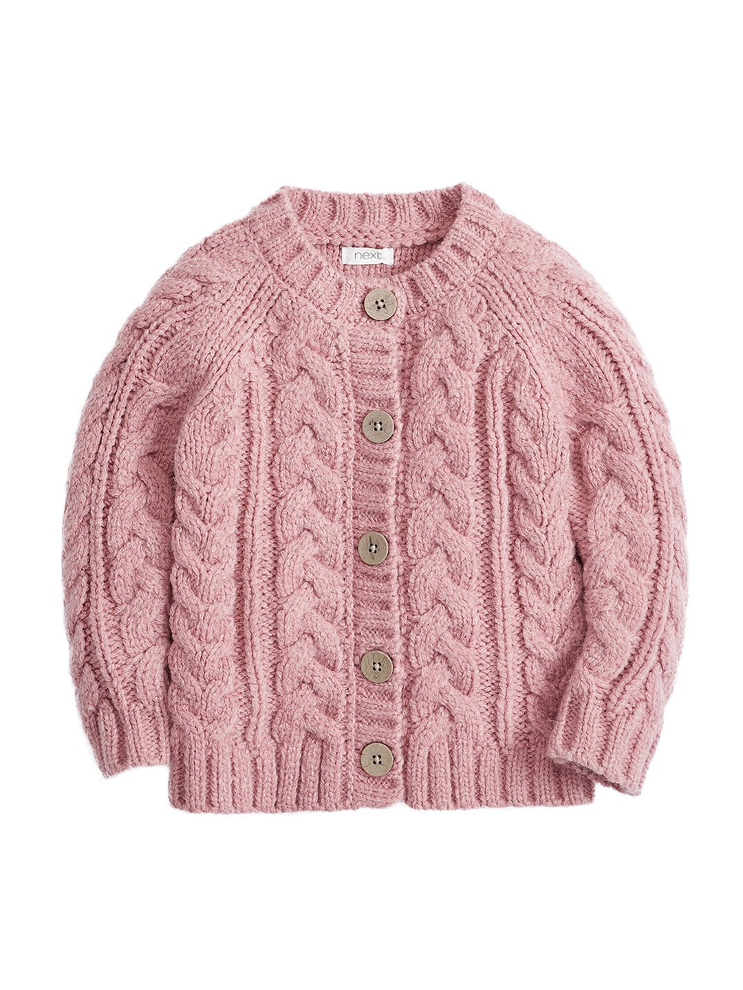 Buy Next Girls Pink Cable Knit Cardigan Sweater Sweaters for Girls