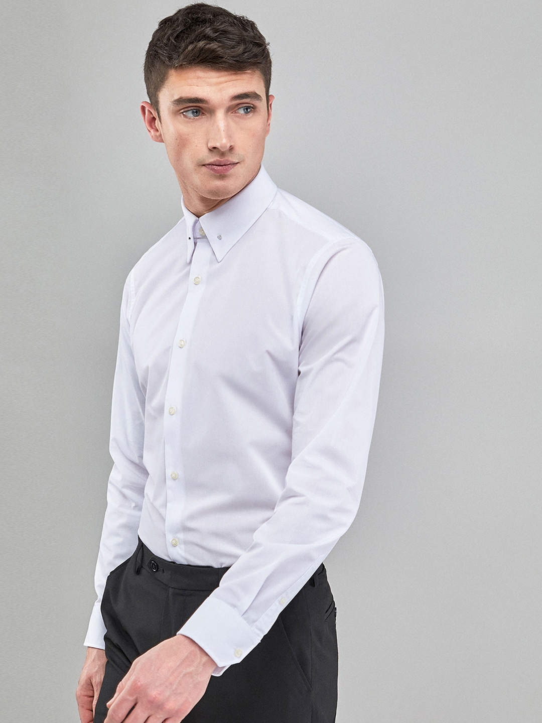 muscle fit formal shirts uk