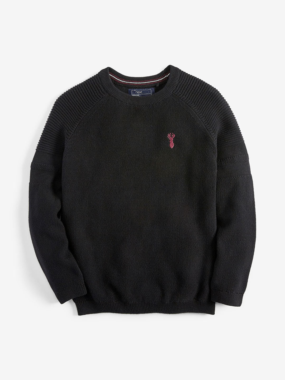 Buy Next Boys Black Solid Sweater Sweaters for Boys 10916914 Myntra