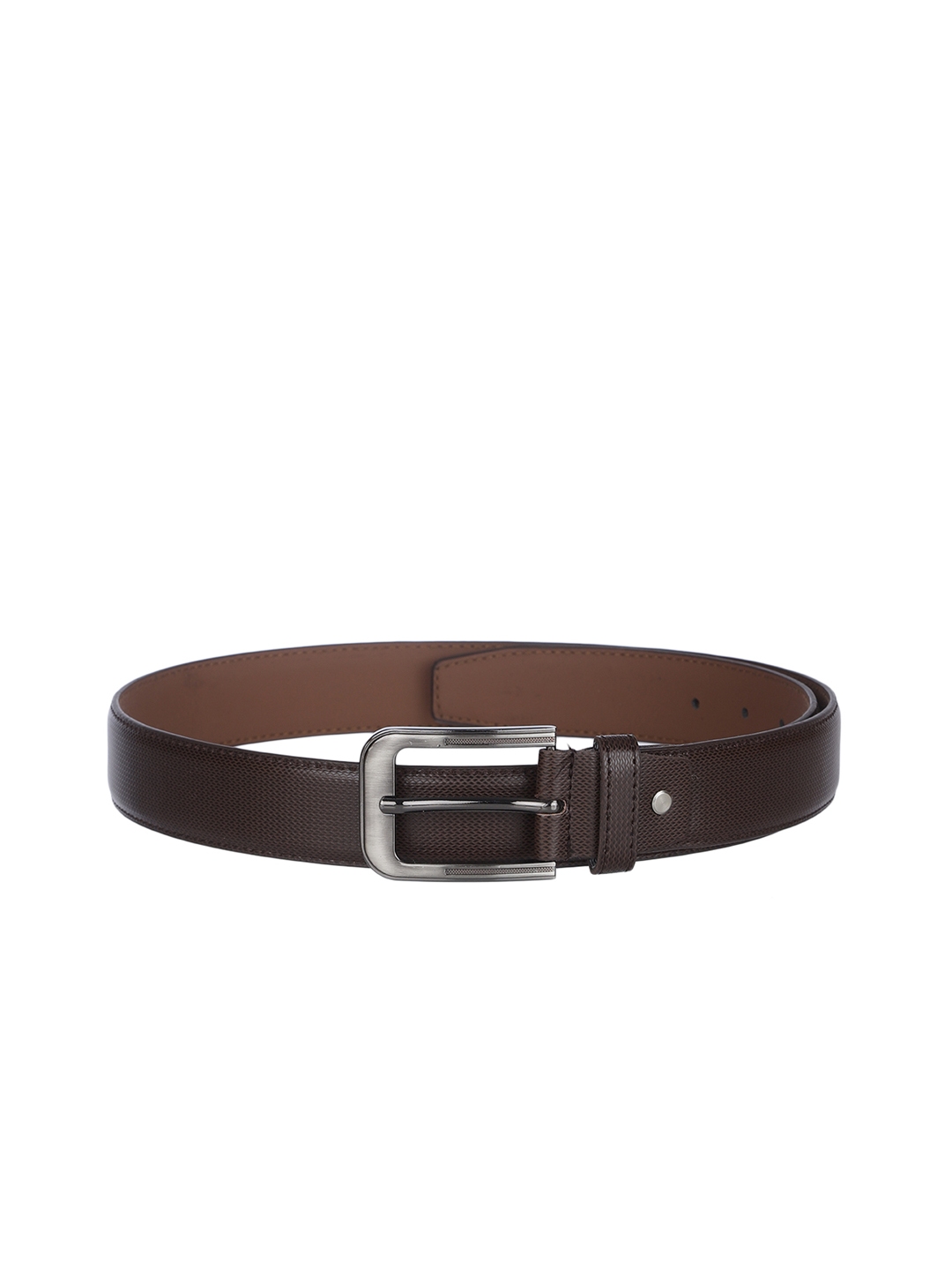 Buy Kara Men Brown Textured Belt - Belts for Men 10928234 | Myntra