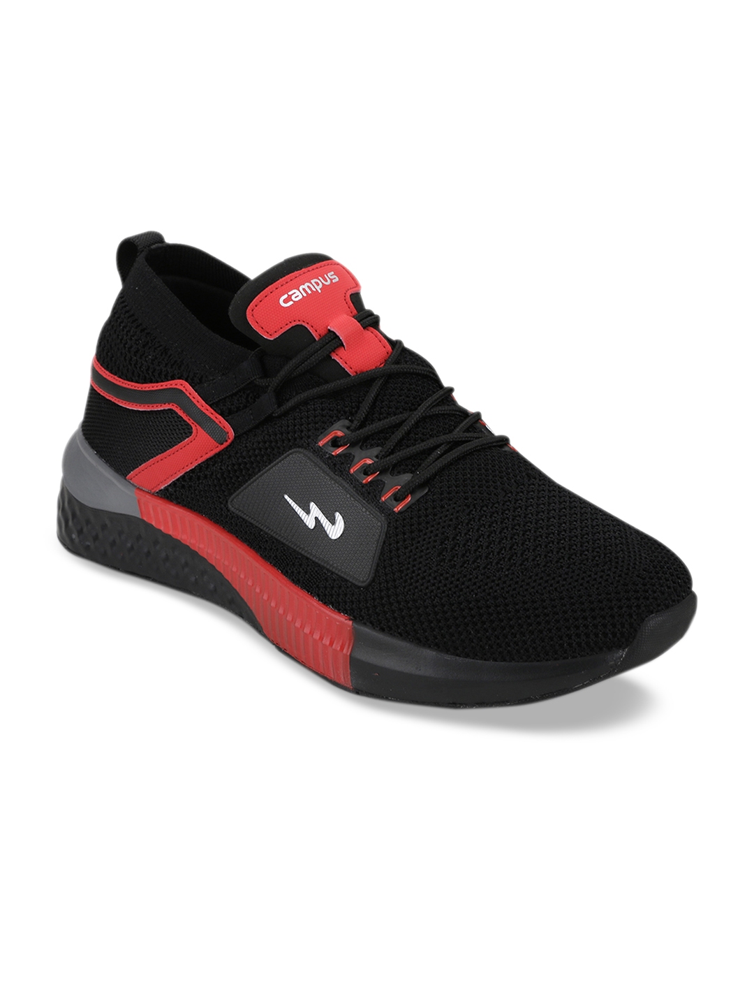 Buy Campus Men Black & Red Running Shoes - Sports Shoes for Men 10927648 | Myntra