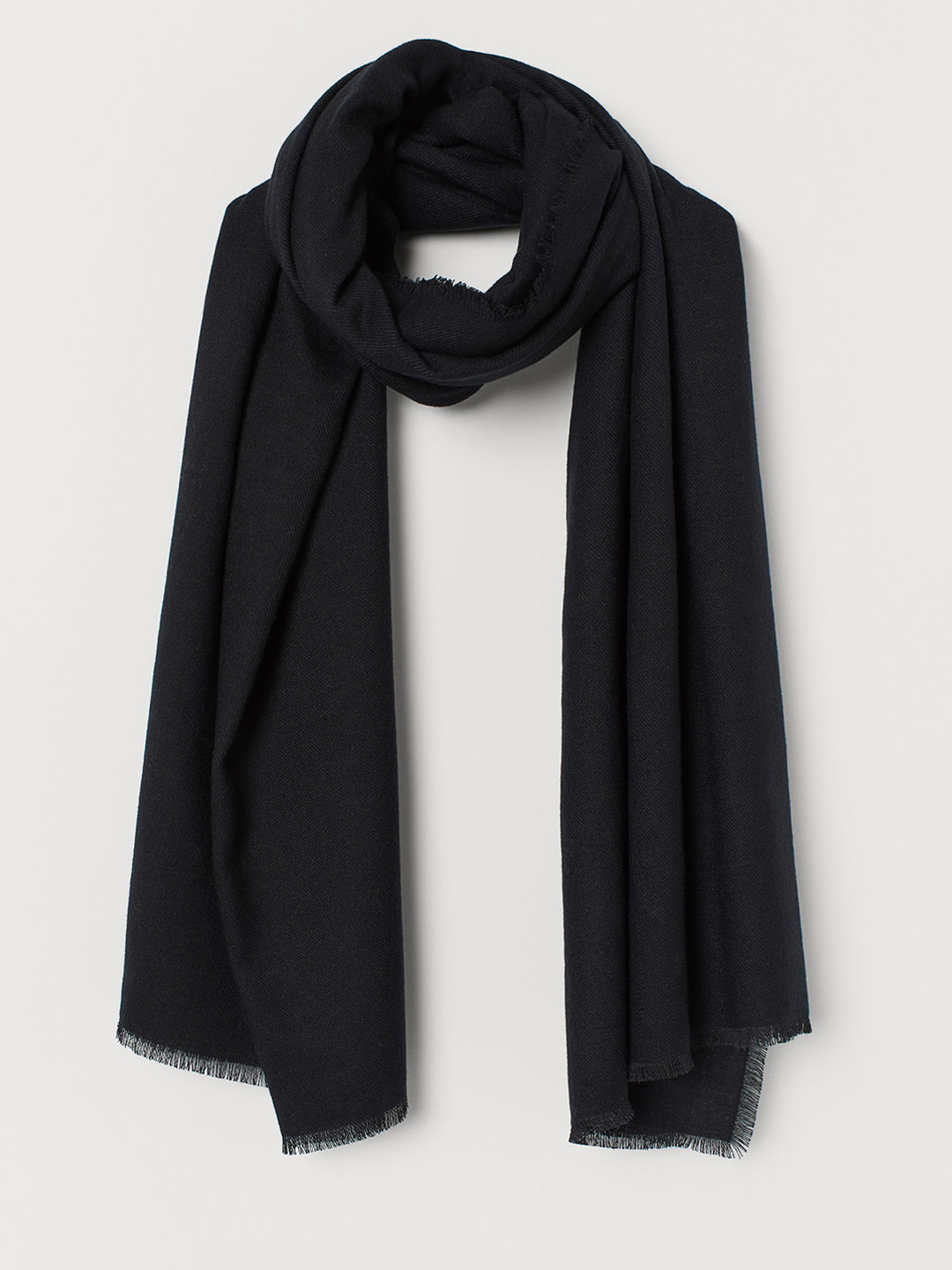 Buy H&M Women Black Large Scarf Scarves for Women 10930064 Myntra