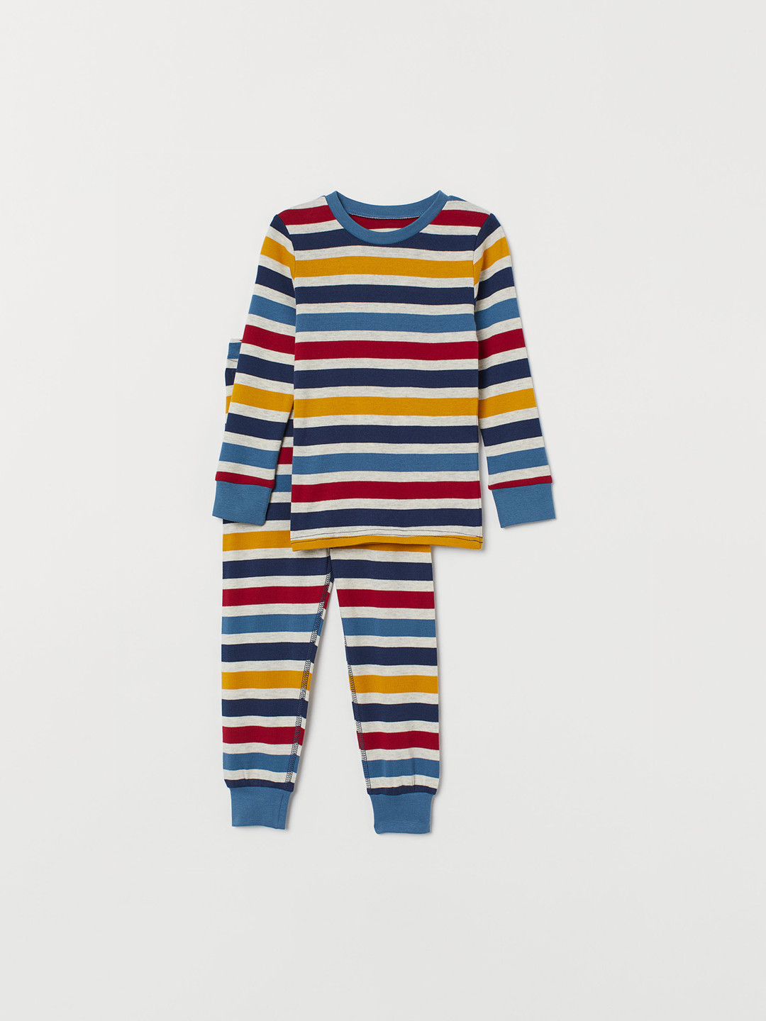 Buy H&M Boys Multi Coloured Striped Jersey Co Ord Set Clothing Set for Boys 10945502 Myntra