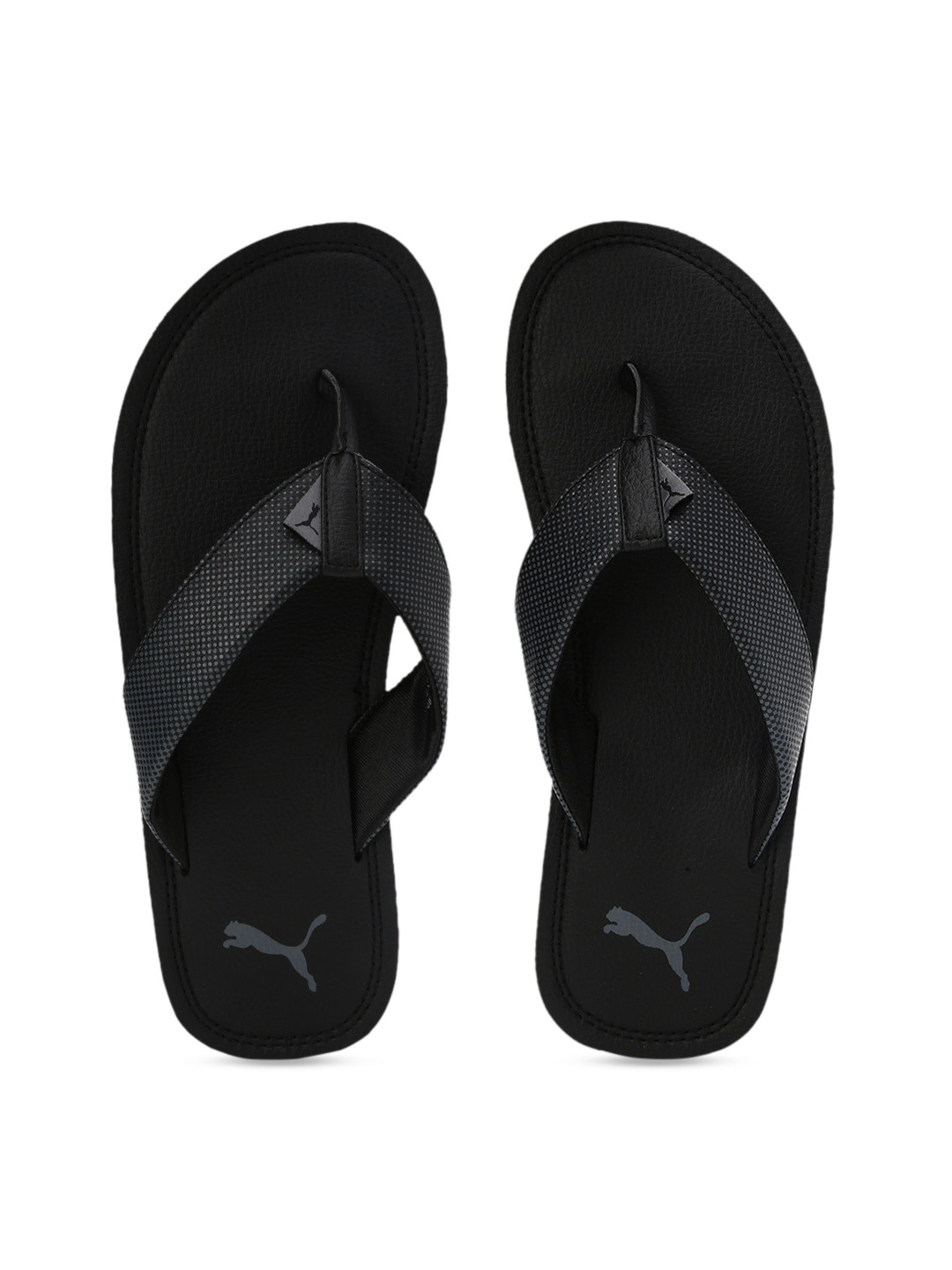 Buy Puma Men Black Solid Thong Flip Flops - Flip Flops for Men 10943080 | Myntra
