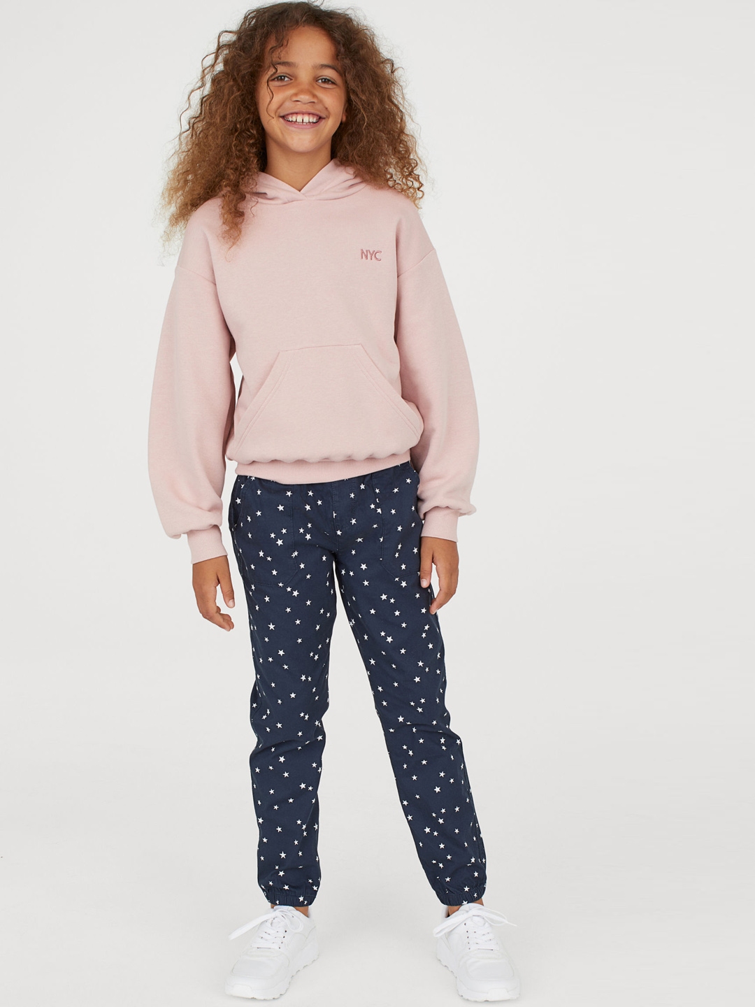 h&m twill joggers