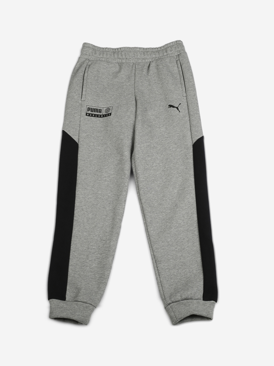 puma grey joggers mens