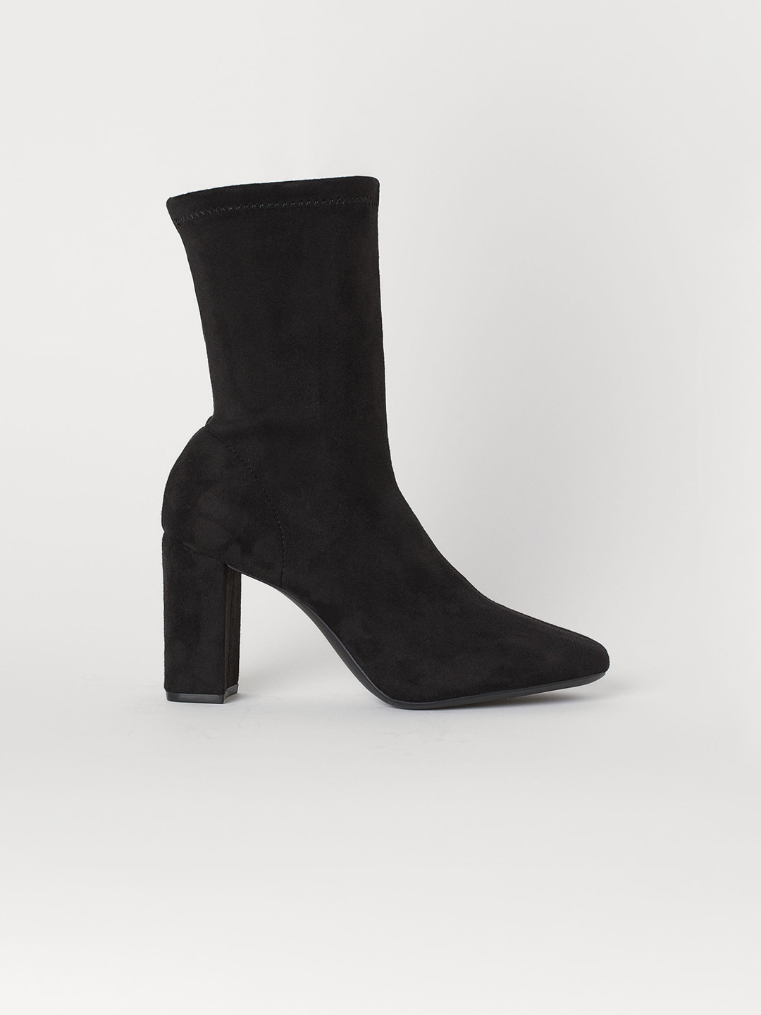 Buy H&M Women Black Sock Boots Boots for Women 11144768 Myntra
