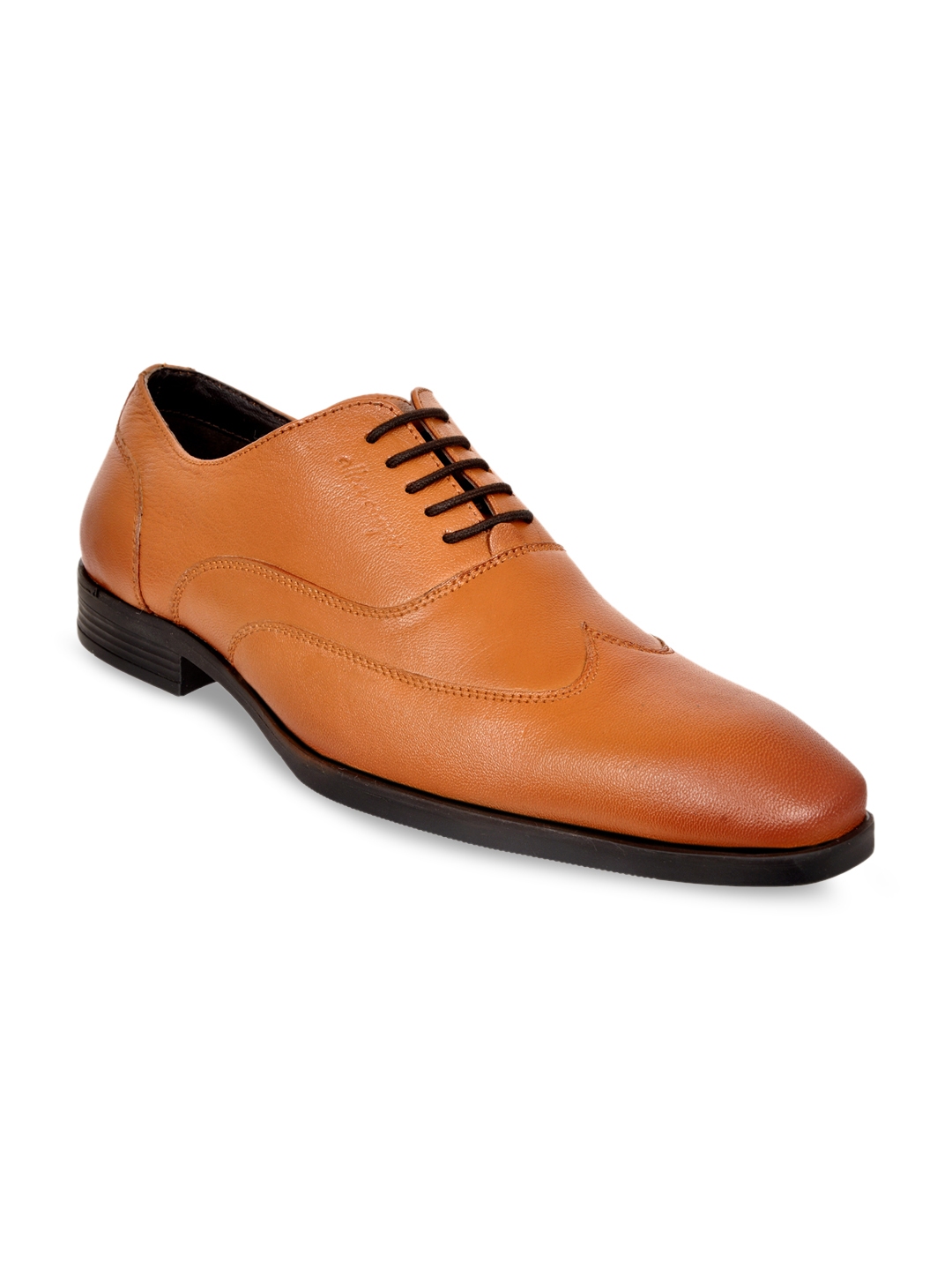 allen cooper tan formal shoes