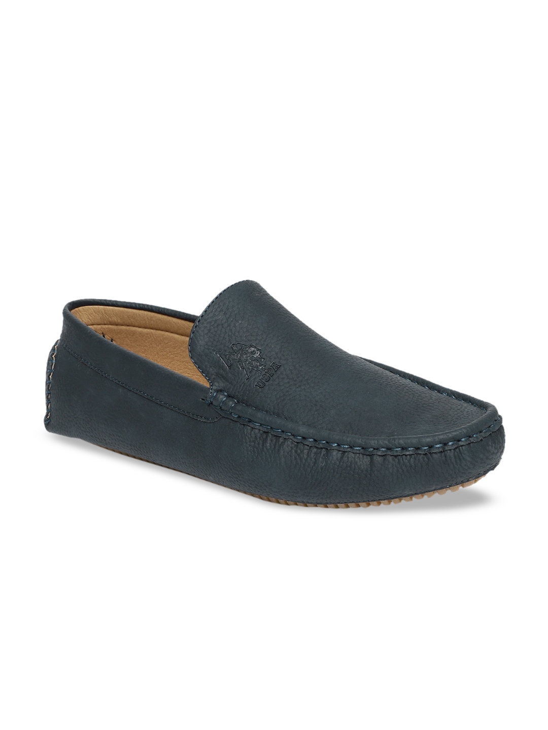 Buy U.S. Polo Assn. Men Navy Blue Loafers - Casual Shoes for Men ...