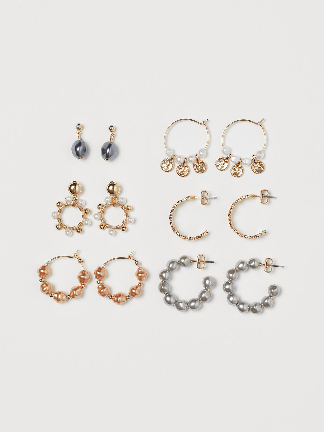 H&m gold earrings Clearance