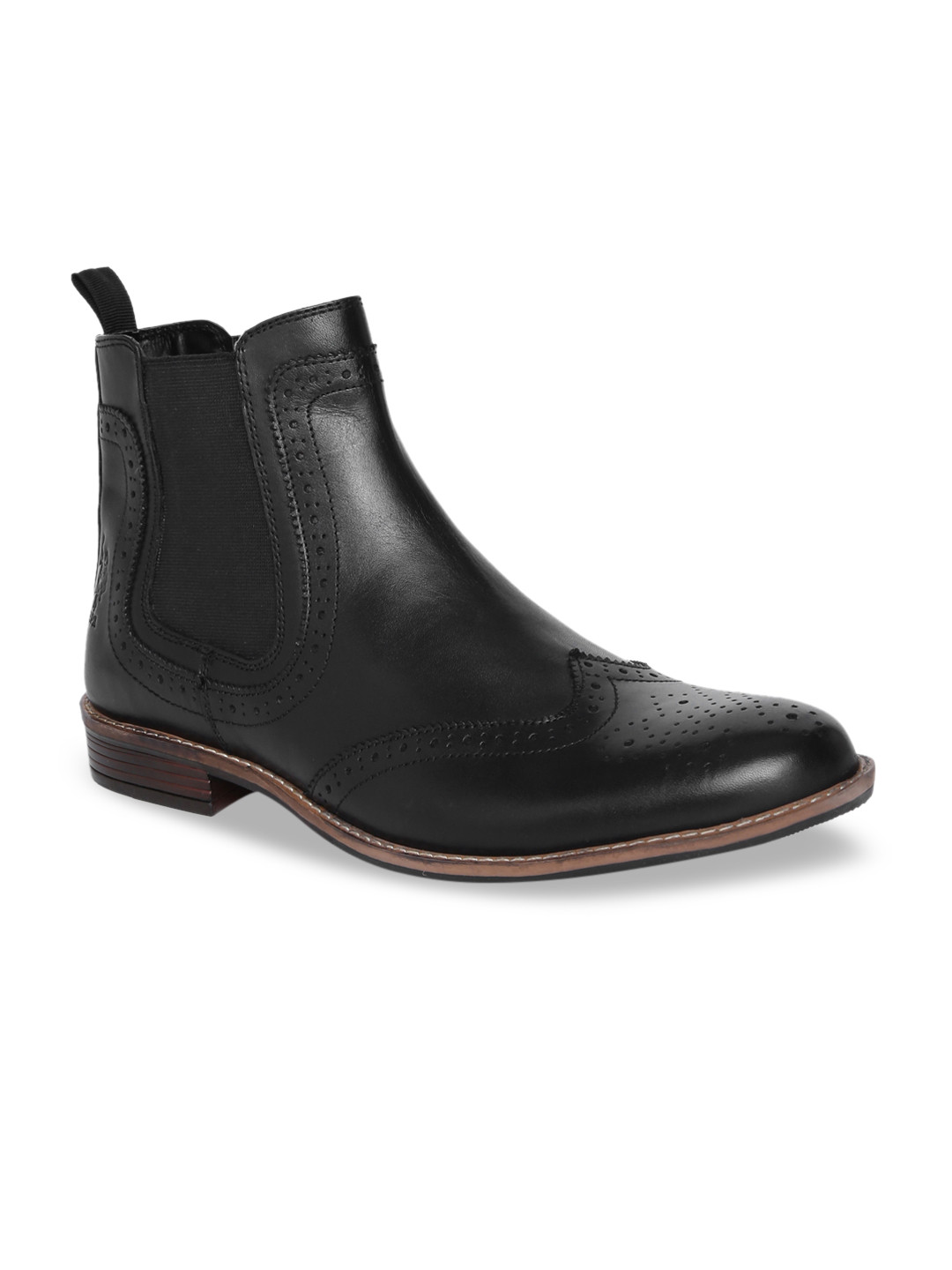 polo boots for men black