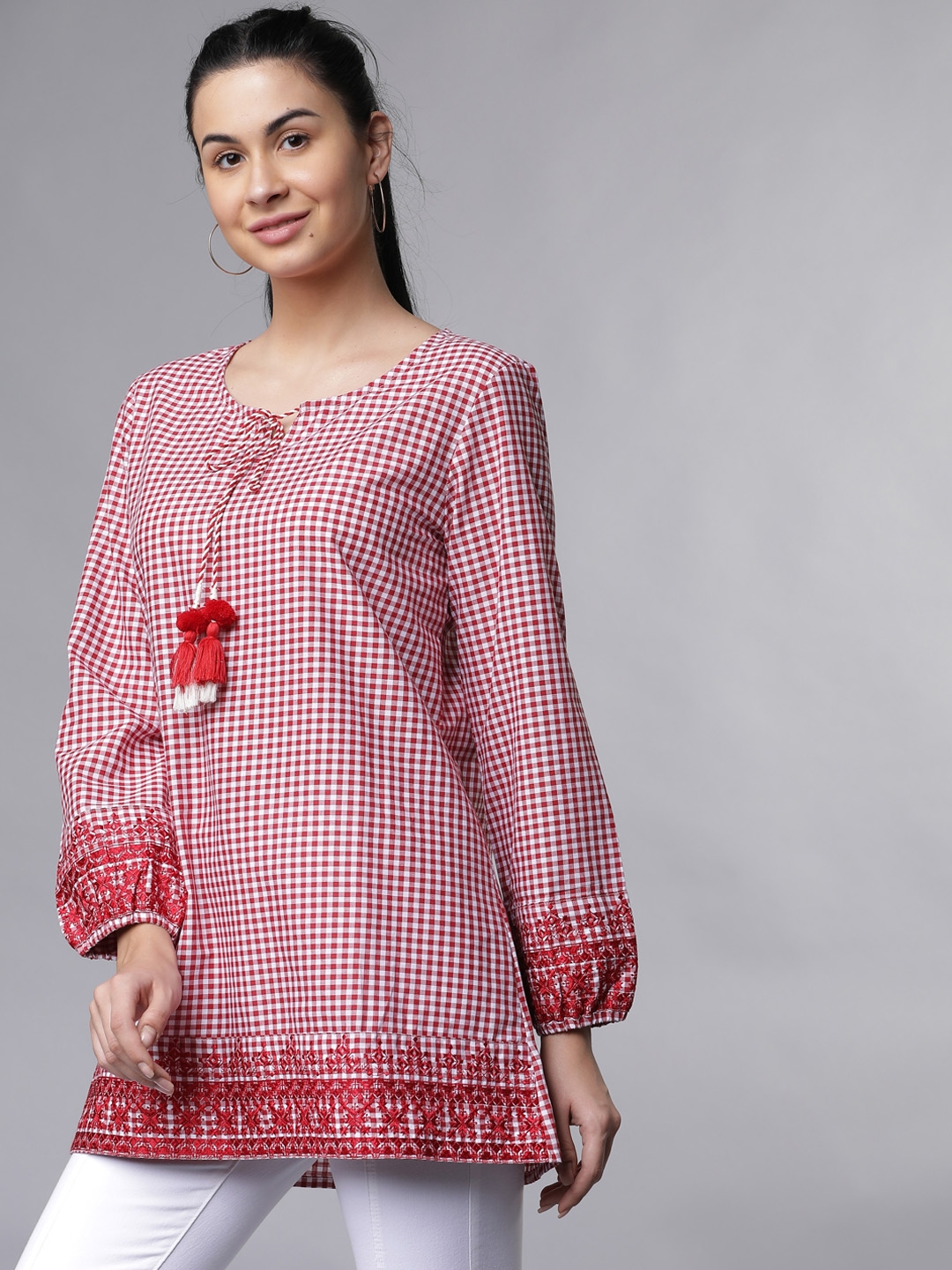womens longline blouses uk