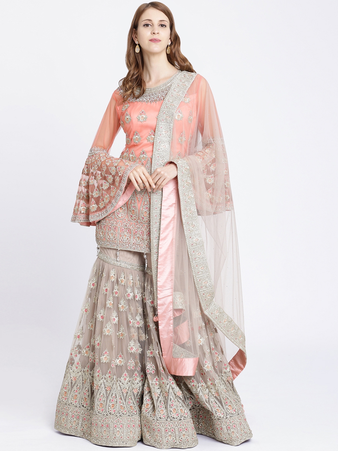 sharara set in myntra