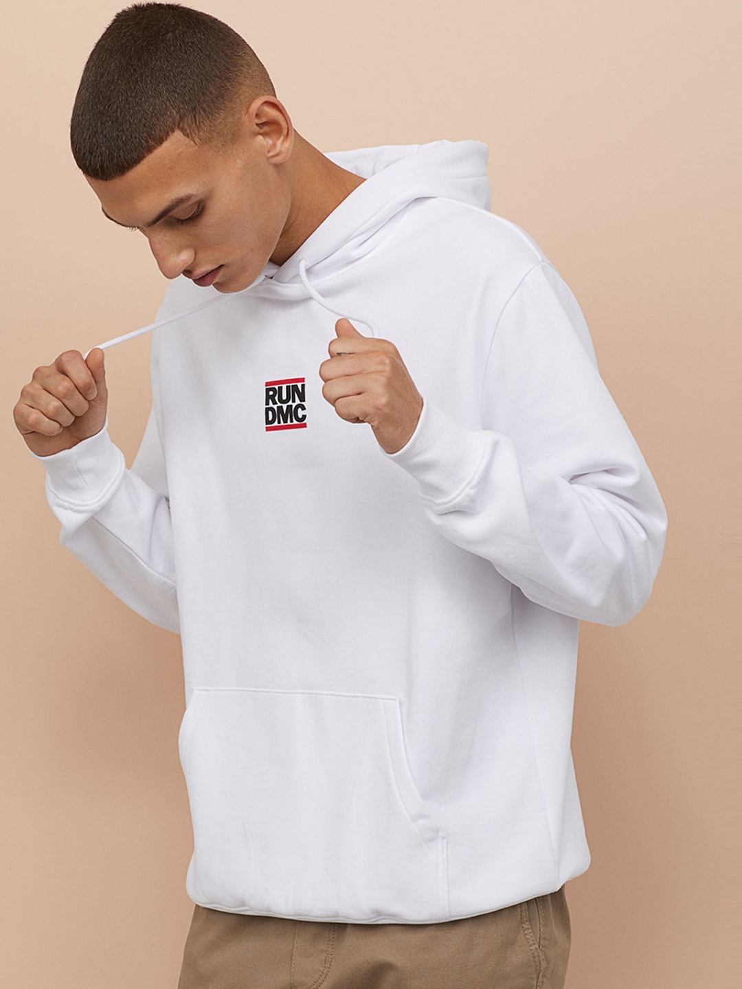 h&m white hoodie