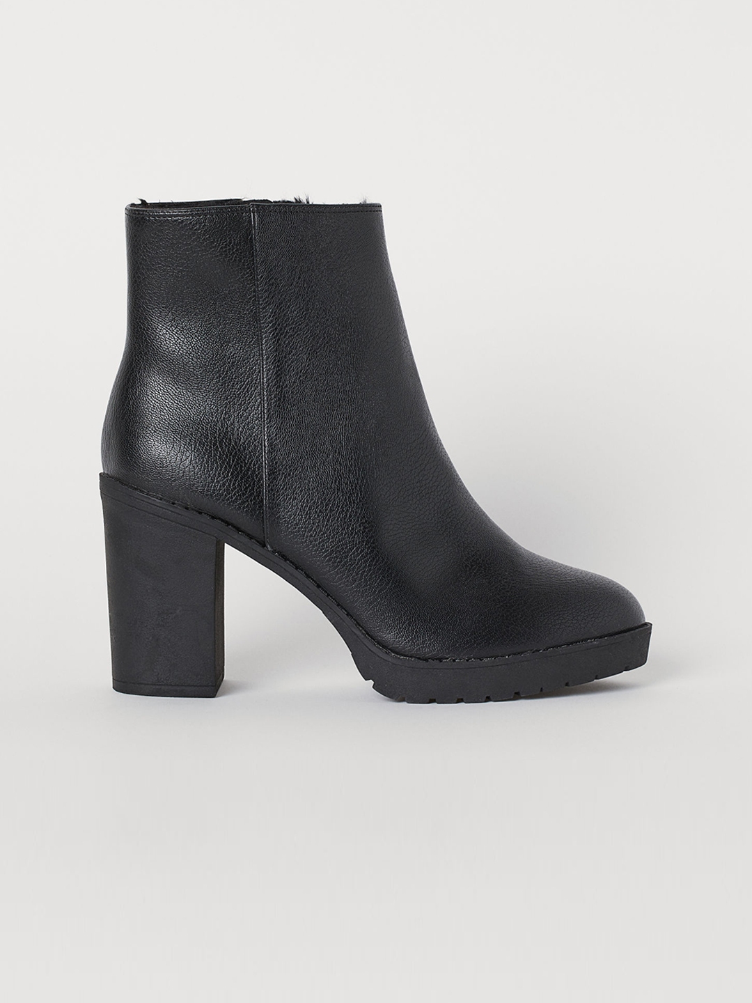 Buy H&M Women Black Solid Warm Lined Boots - Boots for Women 11156154 ...