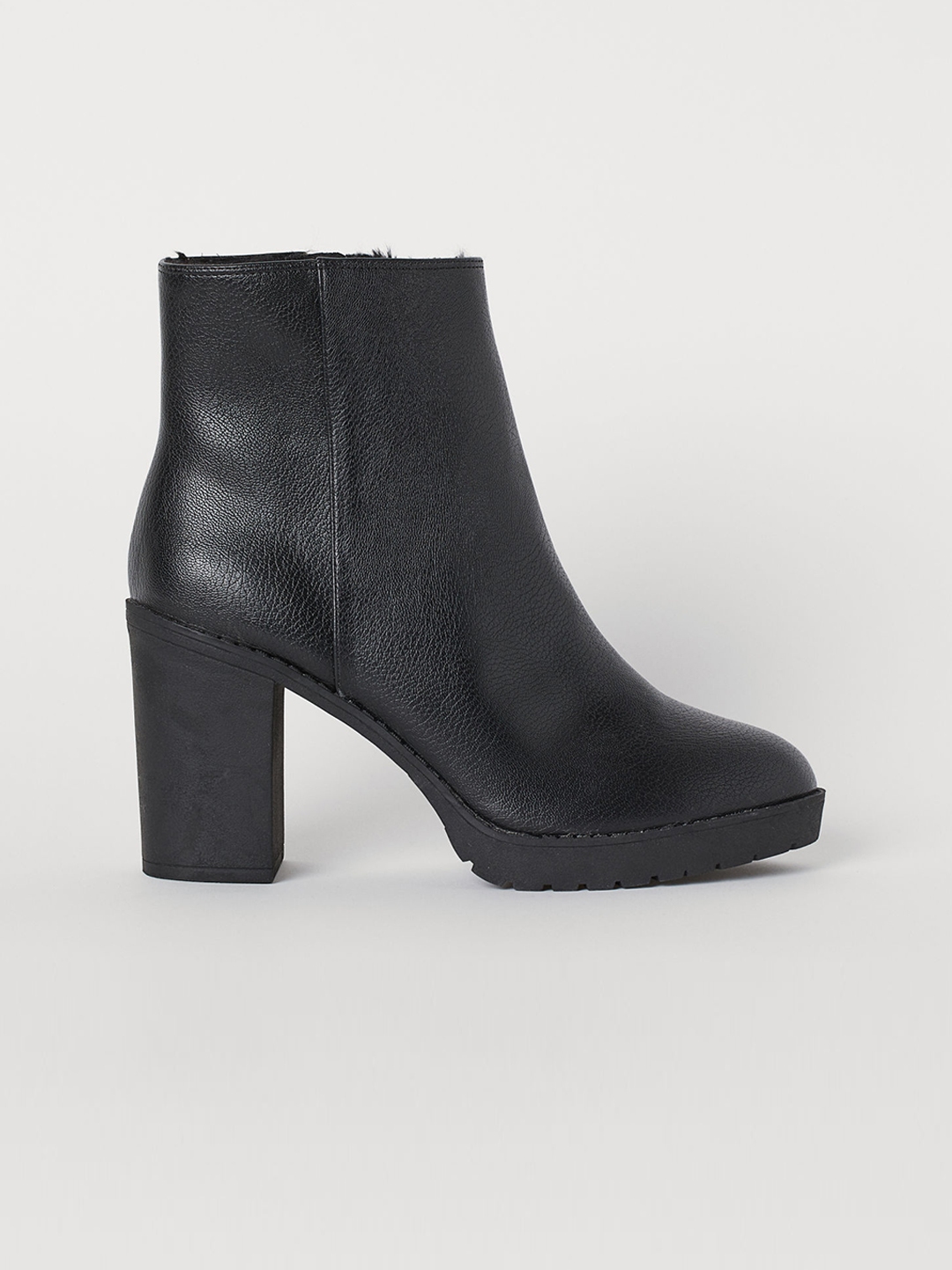 h&m black high heels