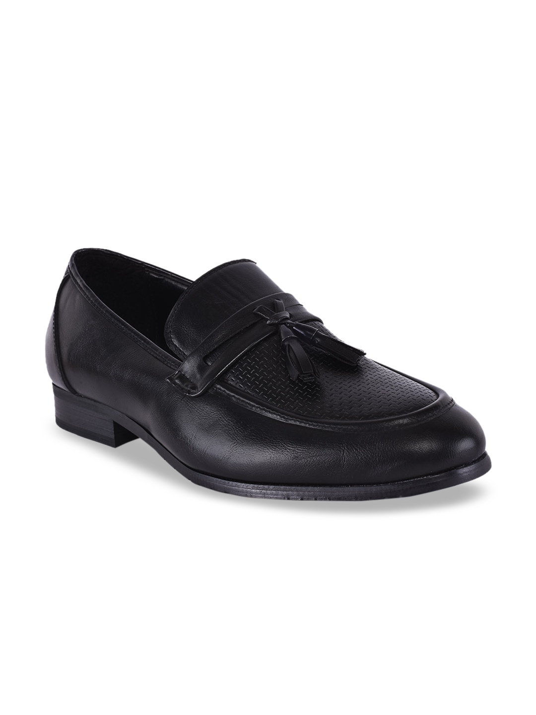 formal black loafer shoes