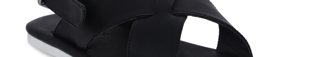 Buy U.S. Polo Assn. Men Black Solid Comfort Sandals - Sandals for Men ...