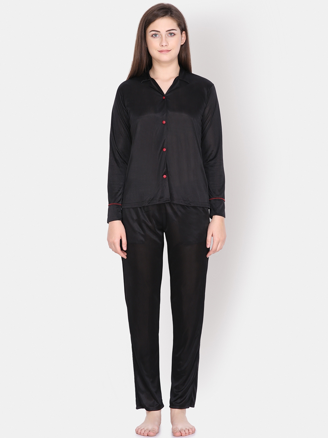 night suit for women black