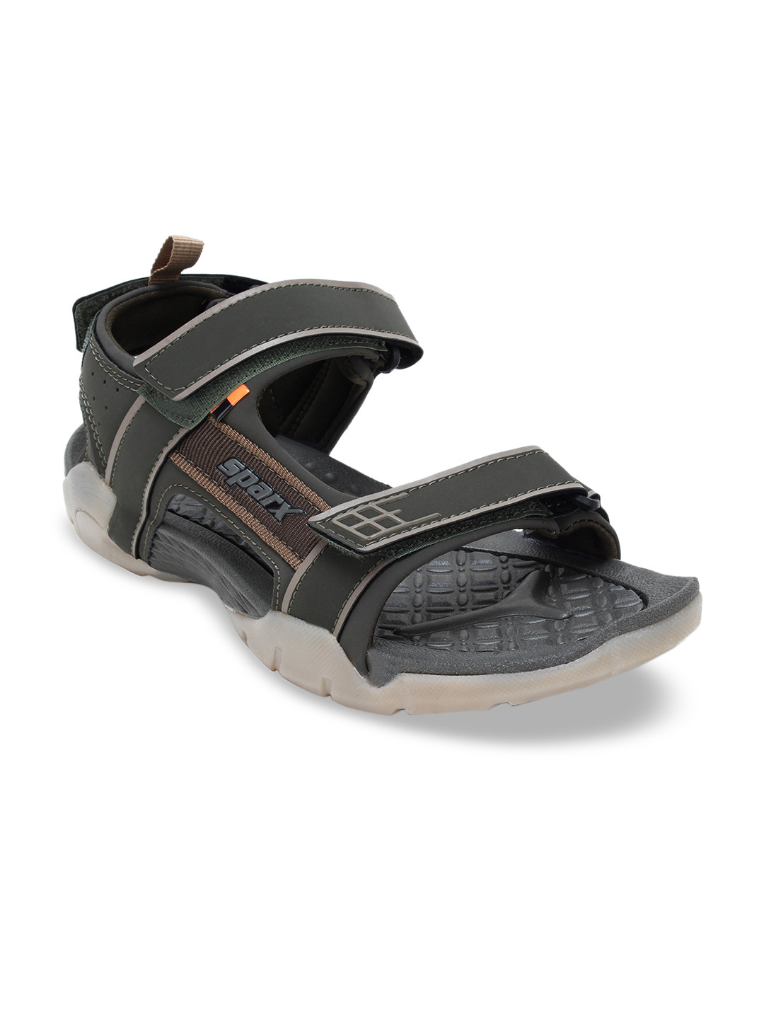 sparx men olive sandals
