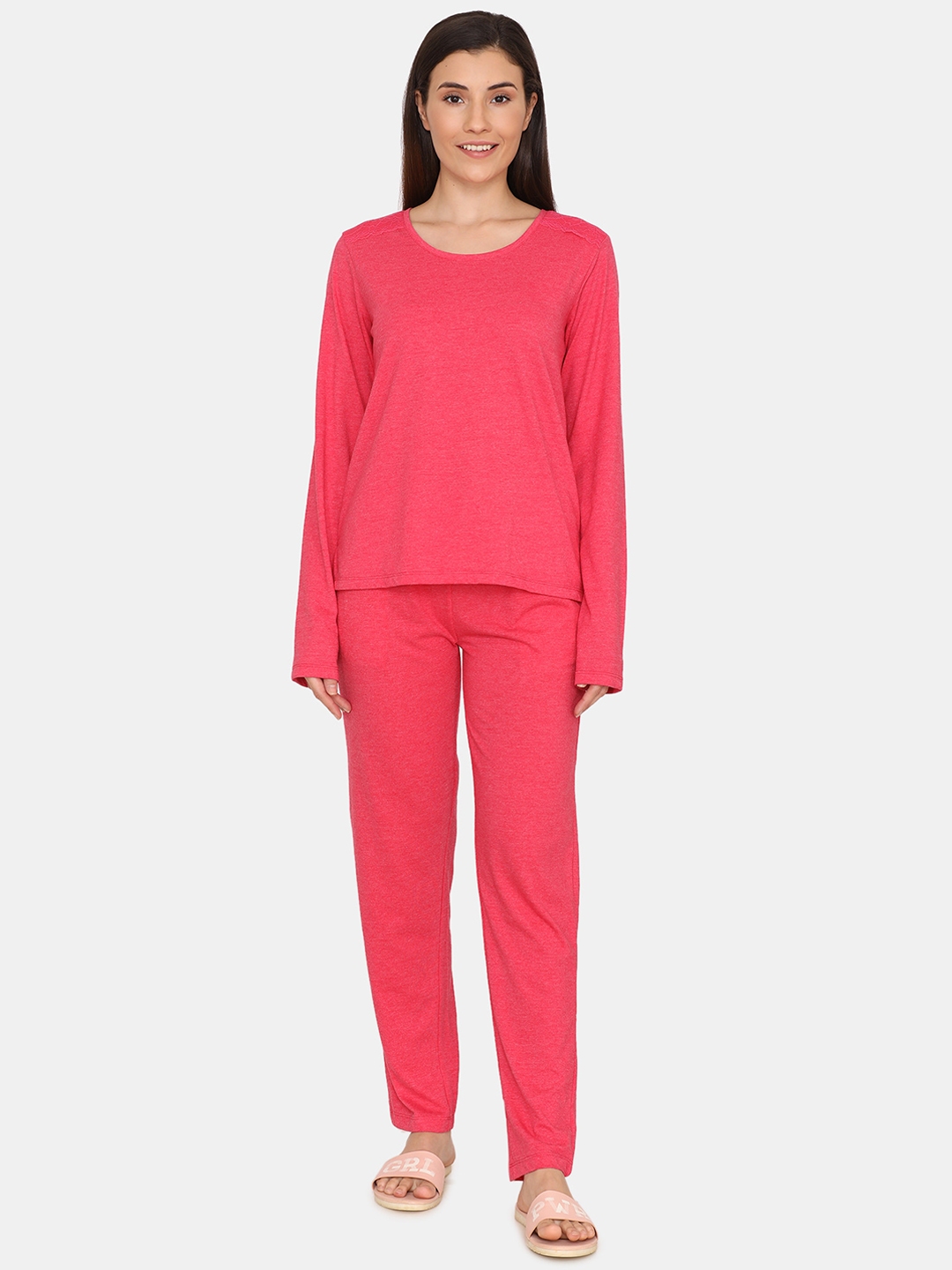 pink night suit for women