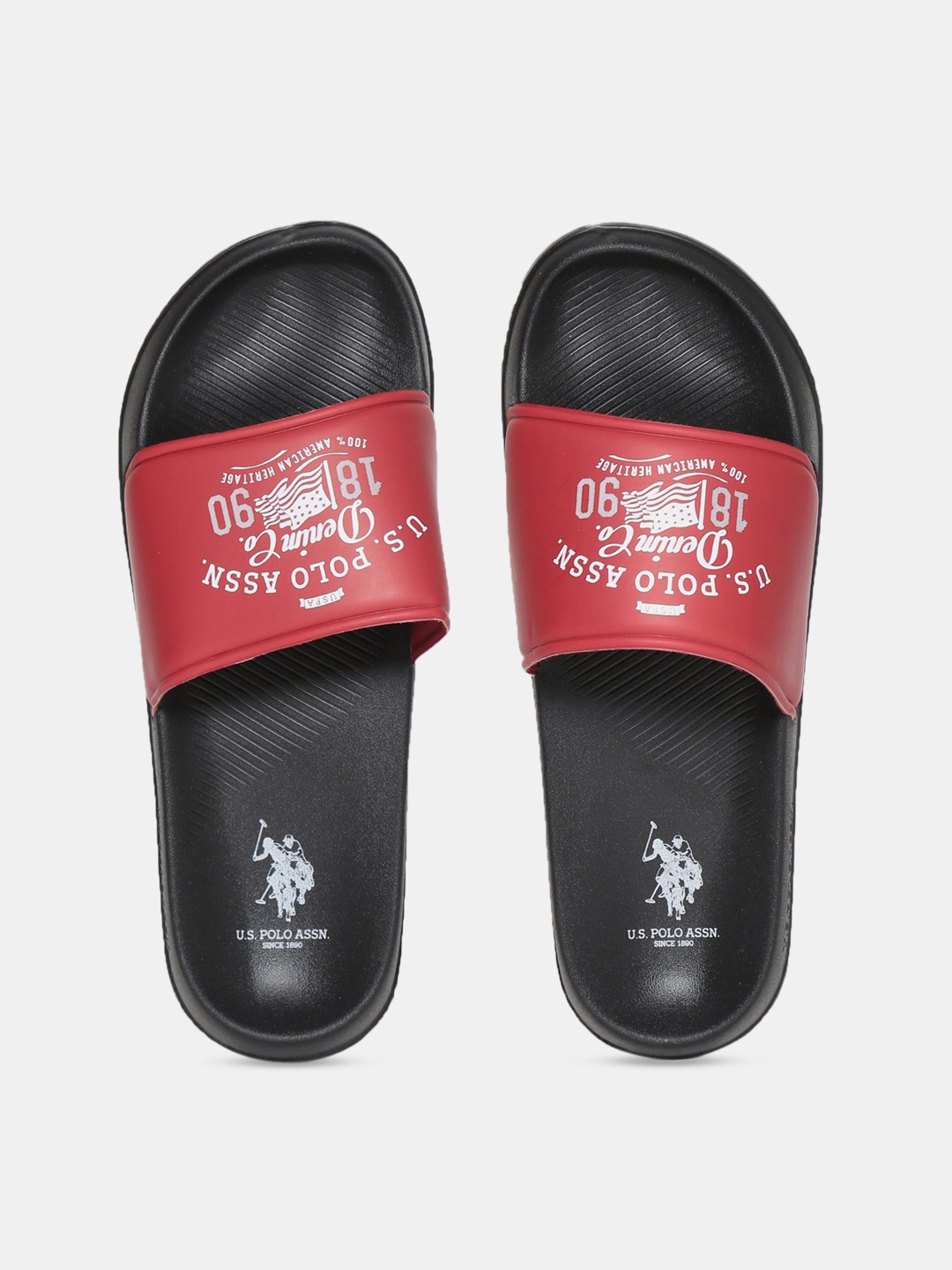 us polo flip flops mens