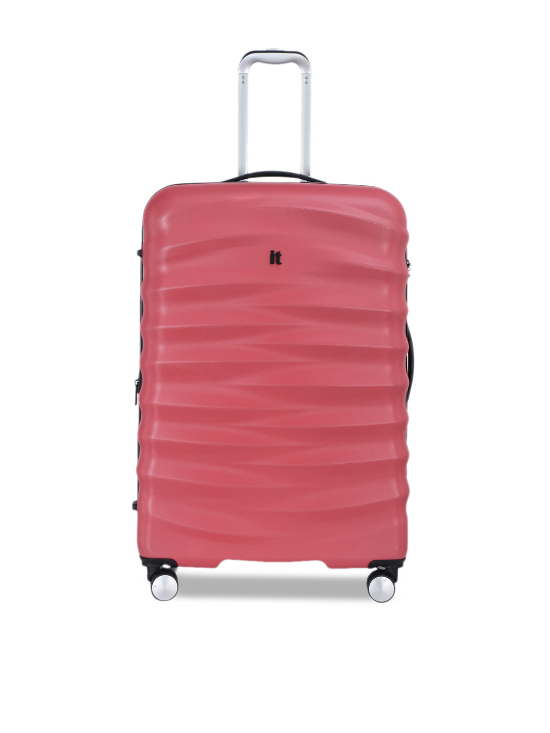 Buy IT Luggage Red Solid Mesmeric Hard Sided Large Trolley Suitcase