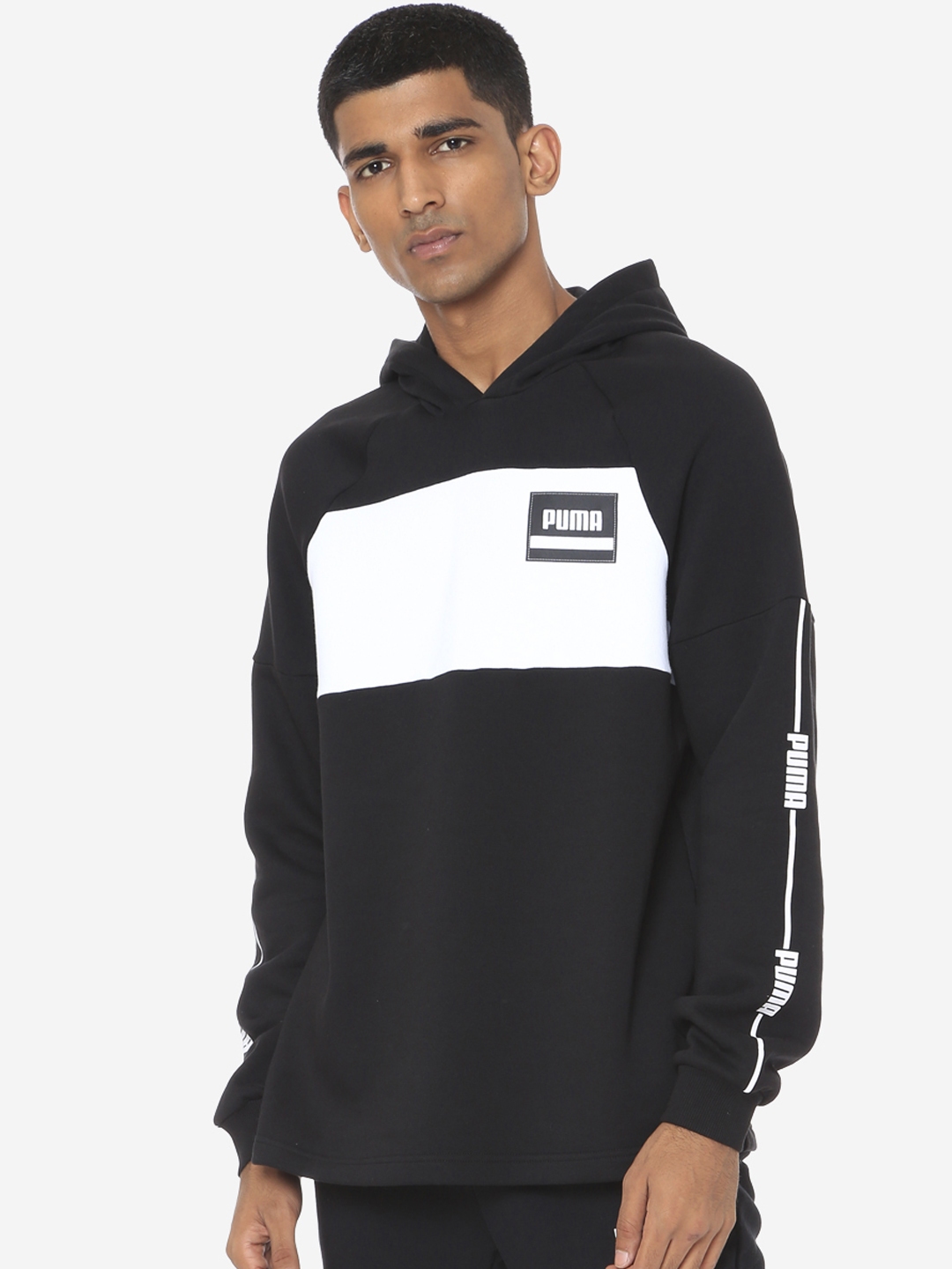 mens black puma sweatshirt