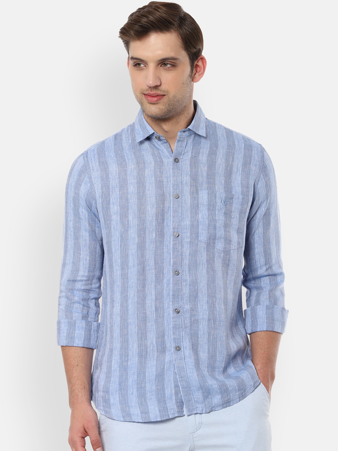 linen shirts van heusen