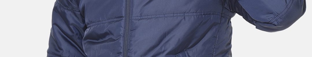 Buy Puma Men Blue Solid Essentials Padded Jacket - Jackets for Men ...