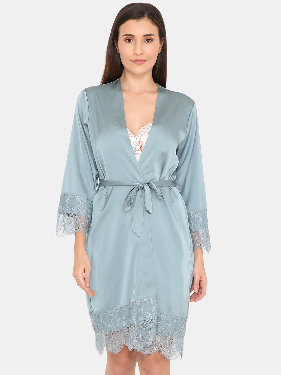 women's robe knee length