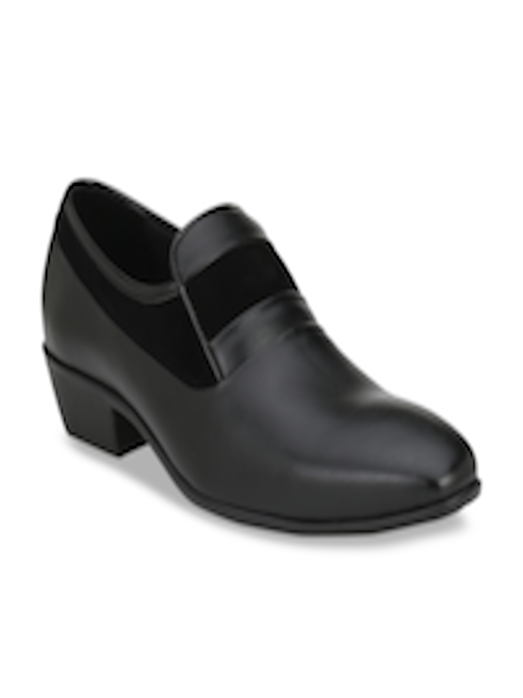 Buy Delize Men Black Solid Formal Slip Ons - Formal Shoes for Men ...