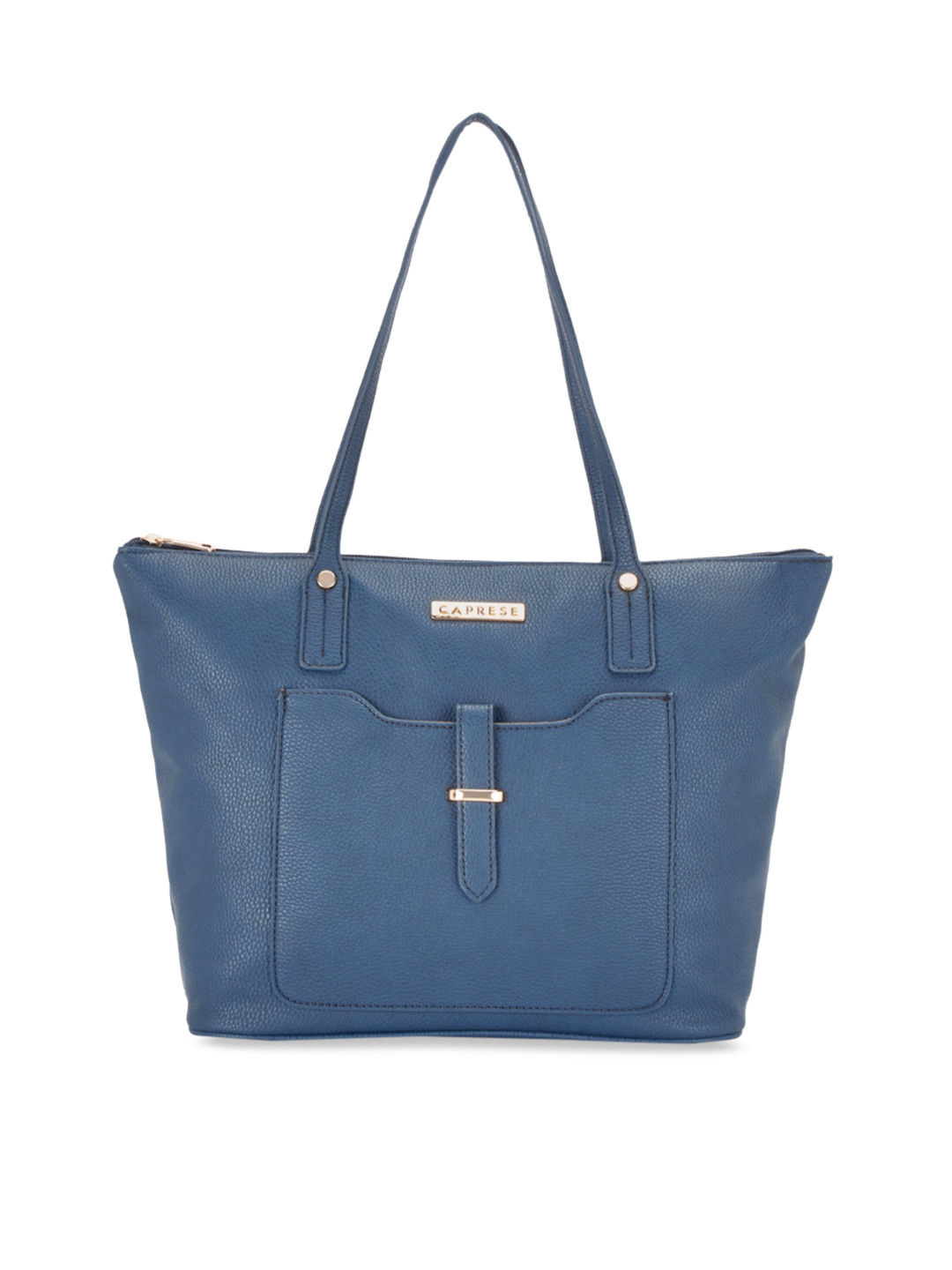 Buy Caprese Navy Blue Solid Shoulder Bag Handbags for Women 11246110