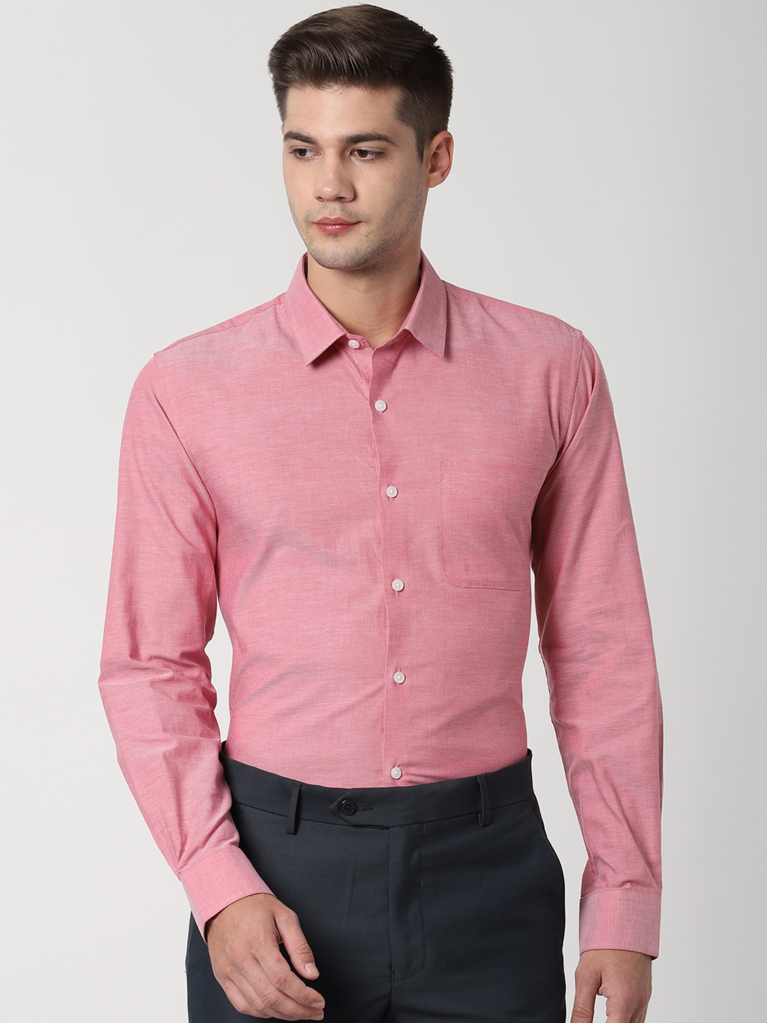 peter england shirts black
