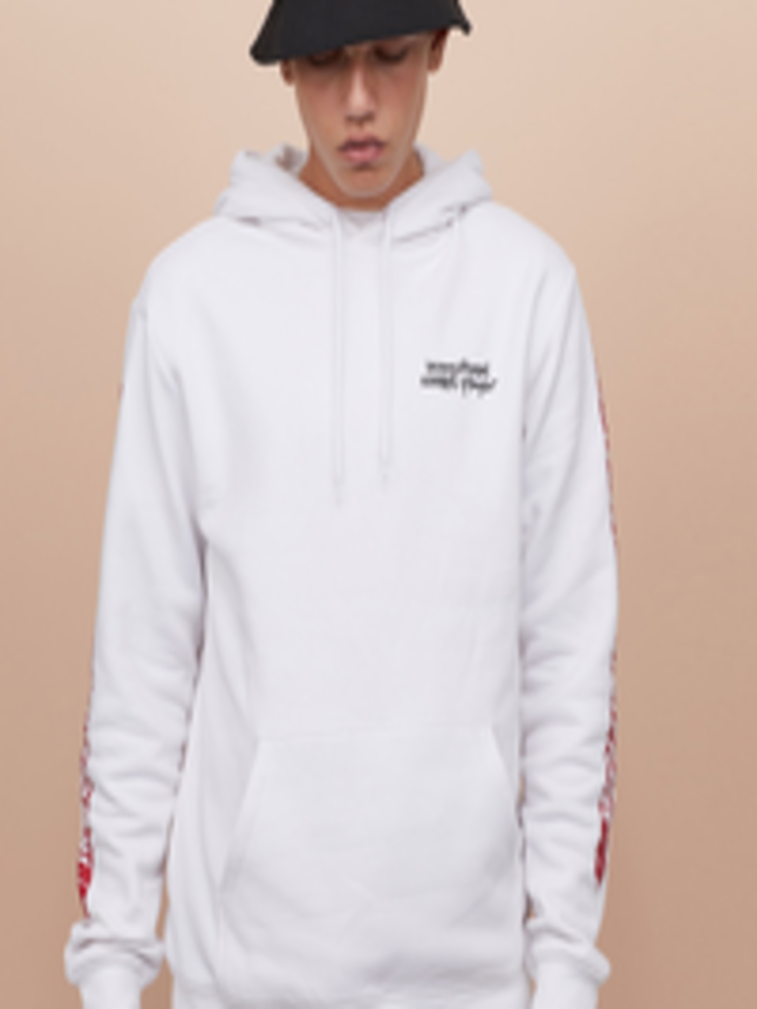 Buy H&M Men White Hooded Jumper - Sweatshirts for Men 11257766 | Myntra