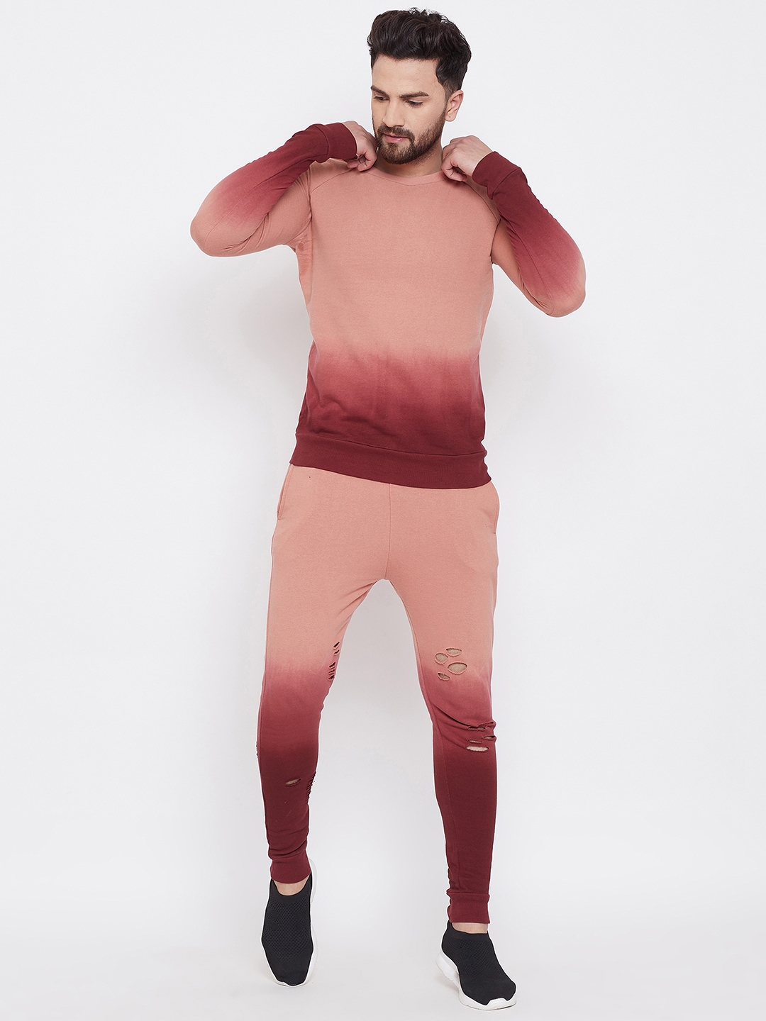 mens tie dye tracksuit