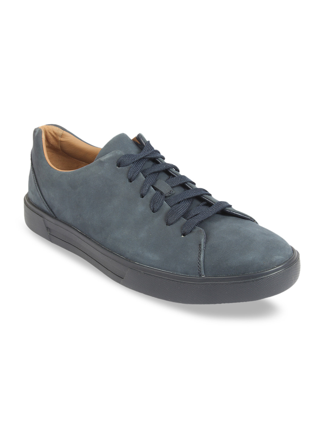 clarks navy blue mules