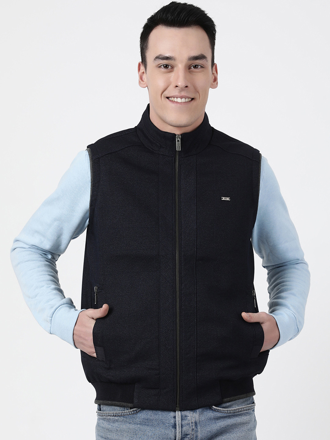 Buy Monte Carlo Men Navy Solid Tailored Jacket Jackets for Men