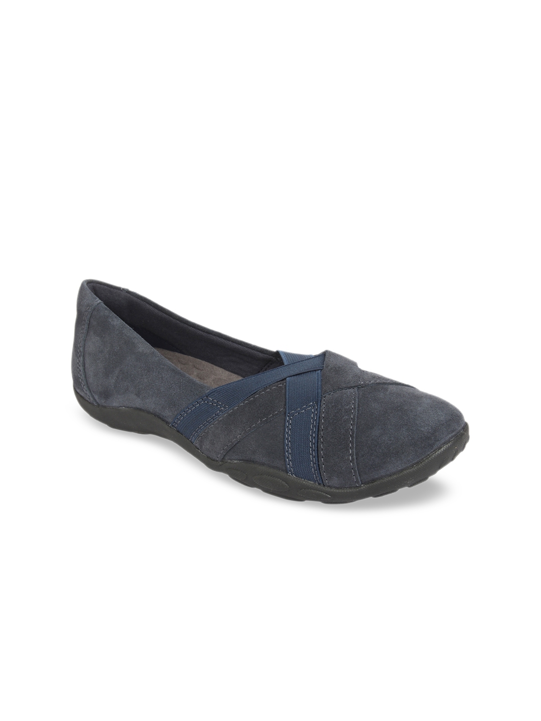 navy blue suede flats womens